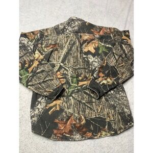 Mossy Oak Break-Up Camo Button Down Shirt Mens Medium 100% Cotton  Hunting